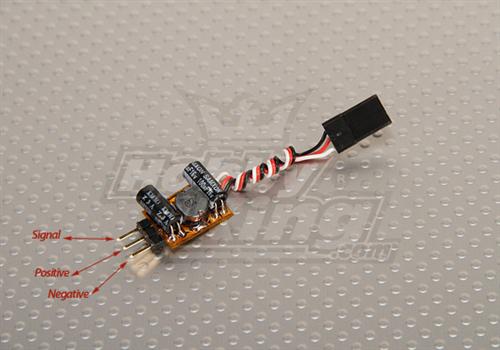 DMDL-Vboster TURNIGY Voltage Booster for Servo & Rx (1S to 5v 1A) (11784)
